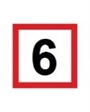 6 km per uur