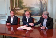 Ondertekening Collectieve Zuivering_Martin Boers_Ruud Egas_ Jacco Vooijs