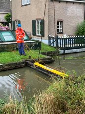 HH Delfland brengt compartimentskering in de boezem aan.