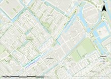 Trajecten van de werkzaamheden bij de Olmendreef en Oosteinde