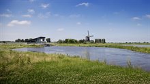 polderlandschap met molen