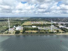 Dronebeeld terrein Vergulde Hand_rodeomlijsting